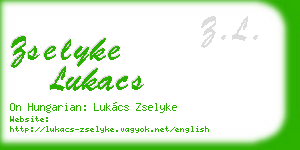 zselyke lukacs business card